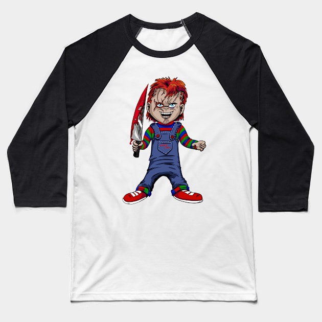 Chucky Baseball T-Shirt by Black Snow Comics